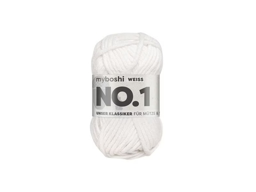 [90338958 1688556] myBoshi Wolle Nr.1 Weiss 50 g, 55 m