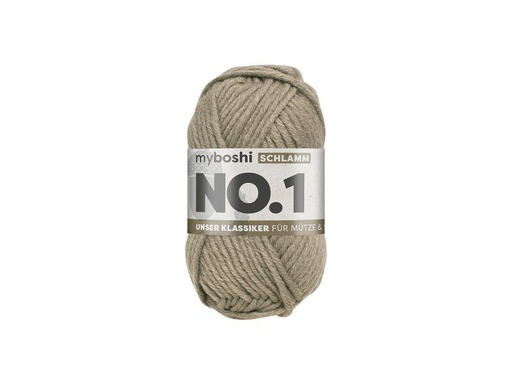 [90339014 1688549] myBoshi Wolle Nr.1 Schlamm 50 g, 55 m