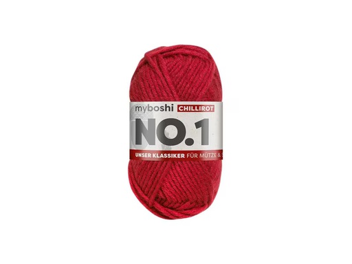 [90339016 1688527] myBoshi Wolle Nr.1 Chillirot 50 g, 55 m