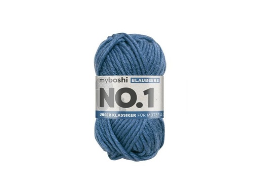 [90339043 1688537] myBoshi Wolle Nr.1 Blaubeere 50 g, 55 m
