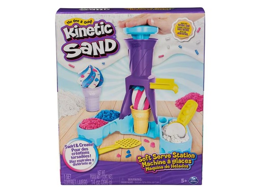 [90339045 1683113] Spinmaster Kinetic Sand Softeis Stand 396 g