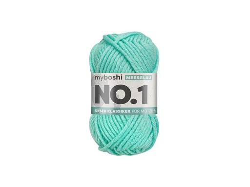 [90339090 1688538] myBoshi Wolle Nr.1 Meerblau 50 g, 55 m