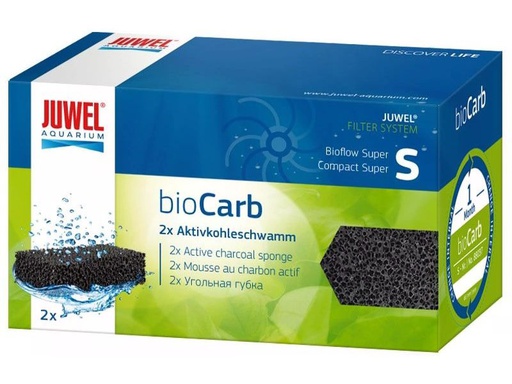 [90339146 1677779] Juwel Kohleschwamm bioCarb S, 2 Stück