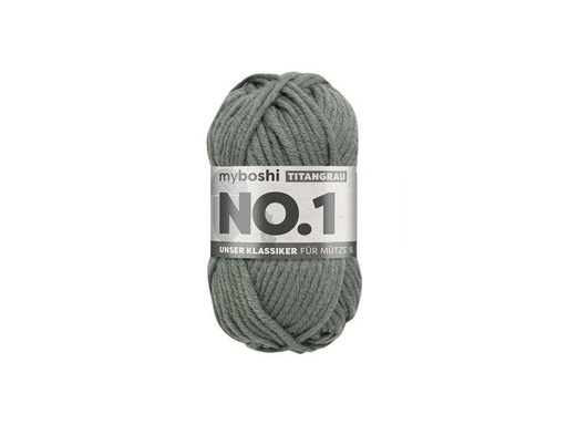 [90339154 1688559] myBoshi Wolle Nr.1 Titangrau 50 g, 55 m