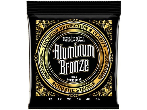 [90339251 1380369] Ernie Ball Gitarrensaiten 2564 Aluminum Bronze – Medium 13-56