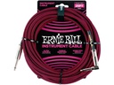 Ernie Ball Instrumentenkabel 6062 – 7.62 m, Rot/Schwarz