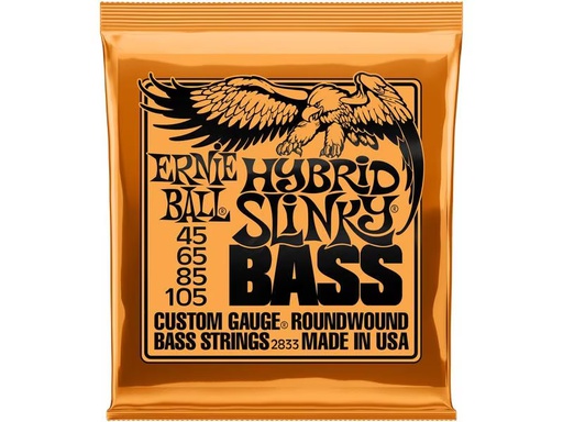 [90339280 890647] Ernie Ball Basssaiten 2833 Slinky Bass – Hybrid, 45-105