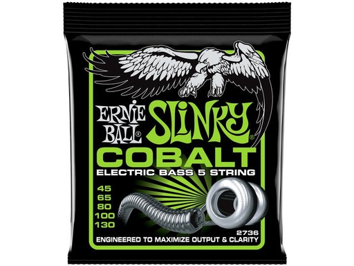 [90339320 1380389] Ernie Ball Basssaiten 2736 Slinky Cobalt – Regular 45-130
