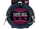 Ernie Ball Instrumentenkabel 6060 – 7.62 m, Blau/Schwarz