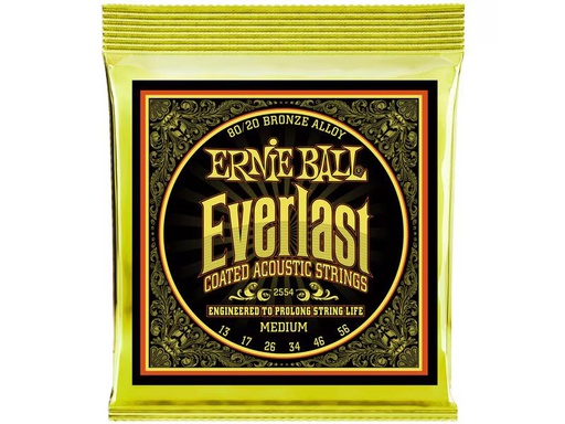 [90339376 1380373] Ernie Ball Gitarrensaiten 2554 Everlast CB 80/20 – Medium 13-56