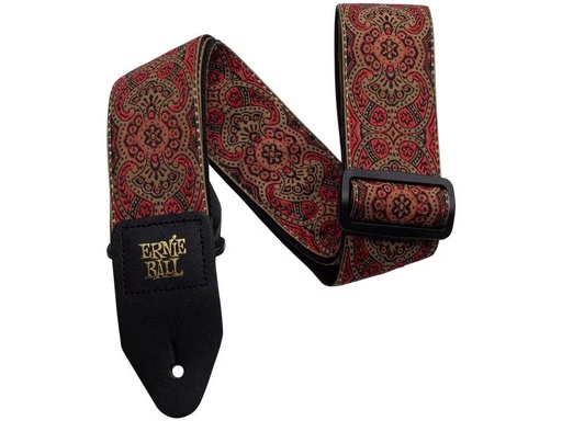 [90339392 1308564] Ernie Ball Gitarrengurt Jacquard Crimson Paisley