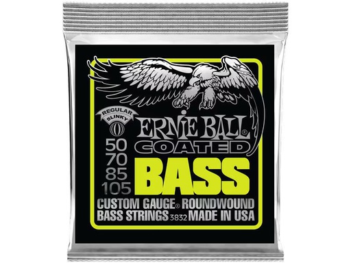 [90339407 1380390] Ernie Ball Basssaiten 3832 Slinky Coated Bass – Regular 50-105