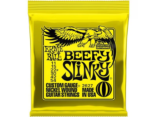 [90339435 890643] Ernie Ball Gitarrensaiten 2627 Slinky Nickel – Beefy 11-54