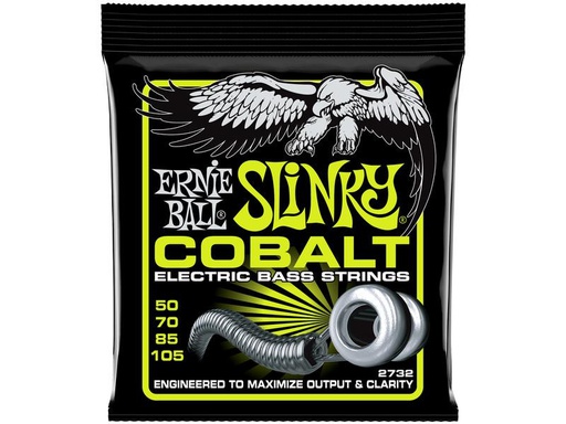 [90339442 1380385] Ernie Ball Basssaiten 2732 Slinky Cobalt – Regular 50-105