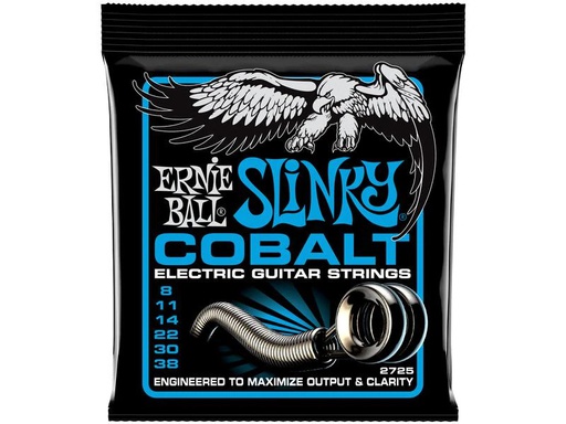 [90339450 1353034] Ernie Ball Gitarrensaiten 2725 Slinky Cobalt – Extra 08-38