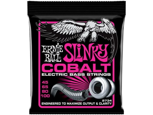 [90339472 1380387] Ernie Ball Basssaiten 2734 Slinky Cobalt – Super 45-100