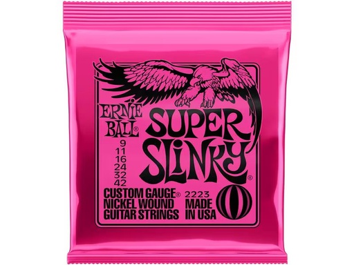 [90339493 890640] Ernie Ball Gitarrensaiten 2223 Slinky Nickel – Super 09-42