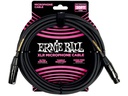 Ernie Ball XLR-Kabel XLRm-XLRf 6.1 m, Schwarz