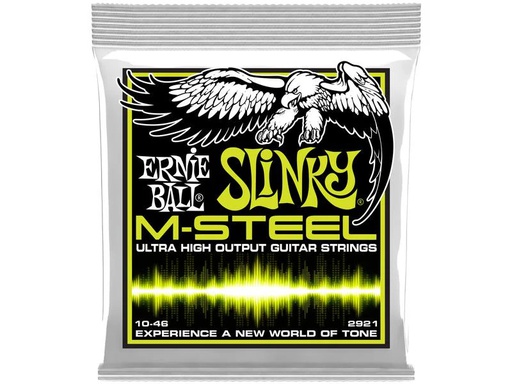 [90339527 1352705] Ernie Ball Gitarrensaiten 2921 Slinky M-Steel – Regular 10-46
