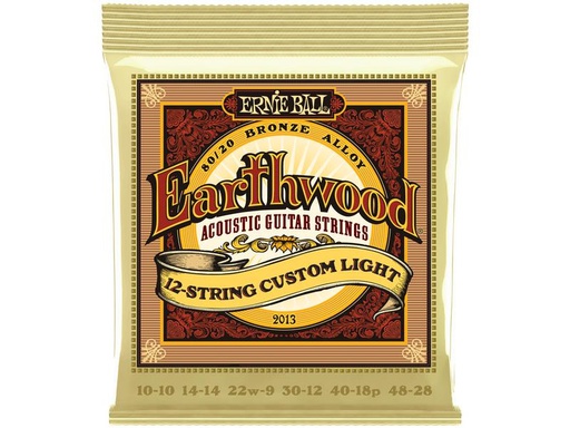 [90339531 1369726] Ernie Ball Gitarrensaiten 2013 Earthwood Bronze – Custom Light 10-48