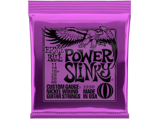[90339537 890637] Ernie Ball Gitarrensaiten 2220 Slinky Nickel – Power 11-48