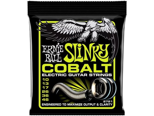 [90339550 1353031] Ernie Ball Gitarrensaiten 2721 Slinky Cobalt – Regular 10-46