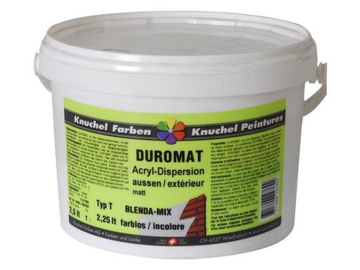 [90339690 1674406] Knuchel Aussendispersion Duromat-Mix 2.5 l Transparent