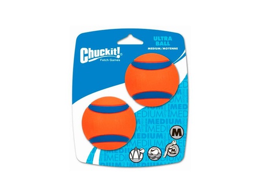 [90339691 1685396] Chuckit! Hunde-Spielzeug Ultra Tennisball M, Ø 6.5 cm, 2 Stück