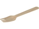 FURBER Einweg-Gabel 40 Stück, Braun