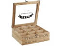 FURBER Teebeutel-Box Braun