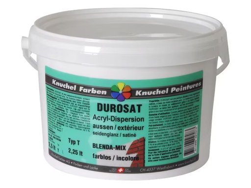 [90339813 1674403] Knuchel Aussendispersion Durosat-Mix 2.5 l Transparent