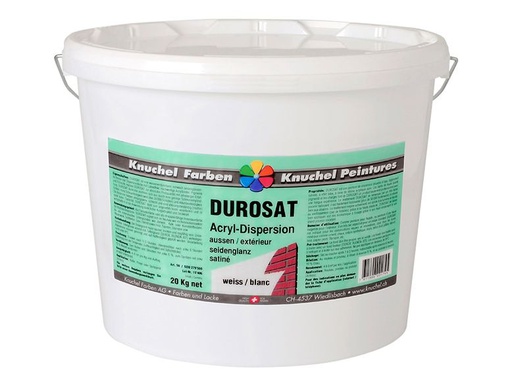 [90339886 1674408] Knuchel Aussendispersion Durosat 1 kg Weiss 9003
