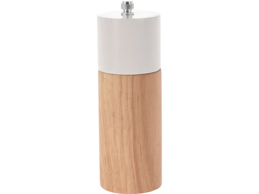 [90339887 1681358] FURBER Salz- oder Pfeffermühle 16.5 cm, Braun/Weiss