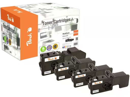 [90339911 1680715] Peach Tonerset Kyocera TK-5230 Multipack BK/C/M/Y