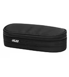 [90339951 1684607] Herlitz Schlamperetui Schwarz, 21.5 x 9.5 x 6 cm
