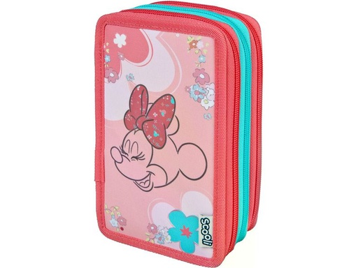 [90340008 1684076] Scooli Etui Trippledecker Disney Minnie Mouse