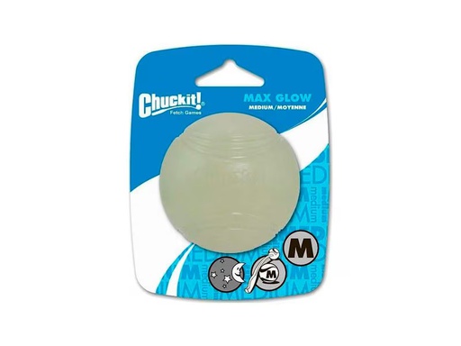 [90340032 1685407] Chuckit! Hunde-Spielzeug Max Glow Ball M, Ø 6.5 cm