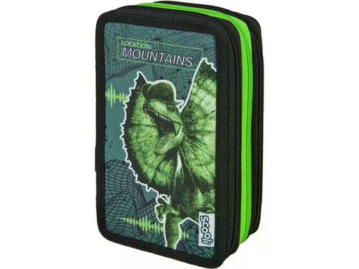 [90340049 1684059] Scooli Etui Trippledecker Jurassic World