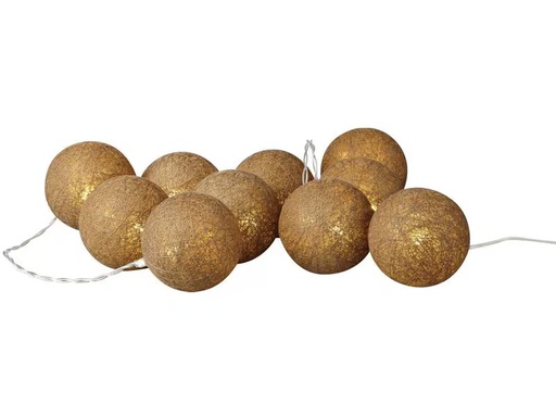[90340068 1661629] Markslöjd Lichterkette TWIX 10 LEDs Natur Jute