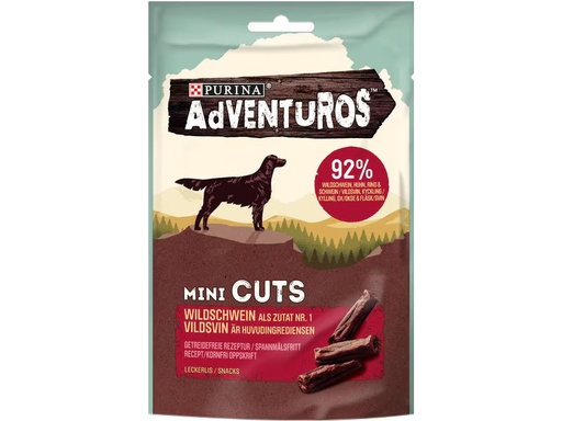 [90340070 1679989] Purina AdVENTuROS Leckerli Mini Cuts Eber, 70 g