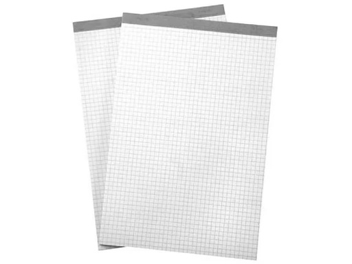 [90340088 1697653] Büroline Notizblock A7, 4 mm kariert, 4 Stück