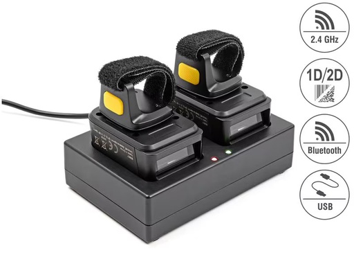 [90340115 1679385] Delock Barcode Scanner 90610 1D/2D inkl. Ladestation