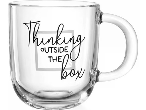 [90340117 1681553] Leonardo Universaltasse Ufficio Thinking Outside The Box 400 ml
