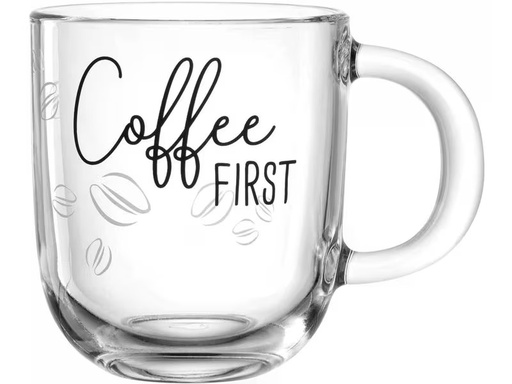 [90340126 1681548] Leonardo Universaltasse Ufficio Coffee First 400 ml, 4 Stück