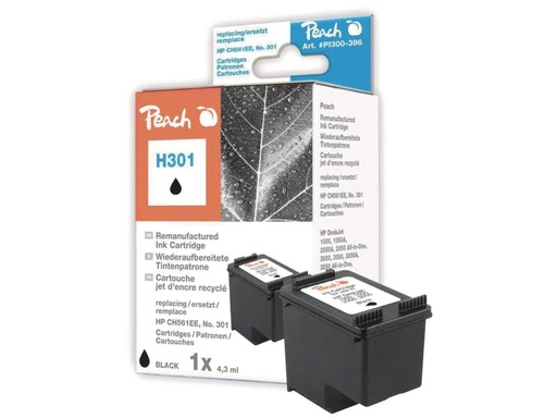 [90054152 347372] Peach Tinte HP Nr. 301 (CH561EE) Black