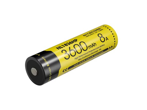 [90340226 1688312] Nitecore Akku Li-Ion Akku Typ 18650 NL1836 hP