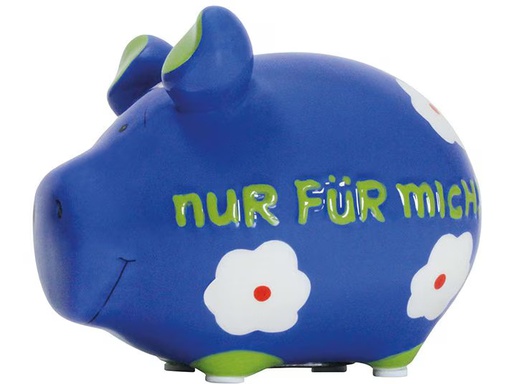 [90340266 1680333] G. Wurm Spardose Nur für mich 12.5 x 9 x 9 cm