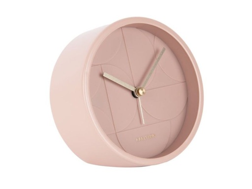 [90340286 1683855] KARLSSON Klassischer Wecker Circular Pink