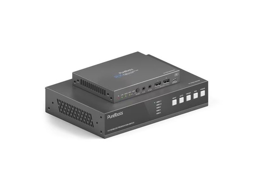 [90340308 1695377] PureTools Switcher PT-PSW-52KVM 4K (60 Hz 4:4:4)