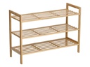 Zeller Present Schuhregal mit 3 Ablagen 70 x 26 x 50 cm, Nature